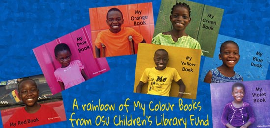 My Colour series written and photographed by Kathy Knowles, published by Osu Children's Library Fund